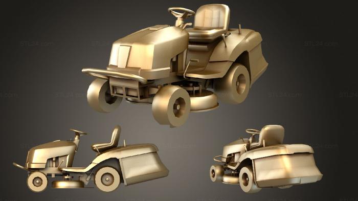 Автомобили и транспорт (Верховая Газонокосилка, CARS_3335) 3D модель для ЧПУ станка